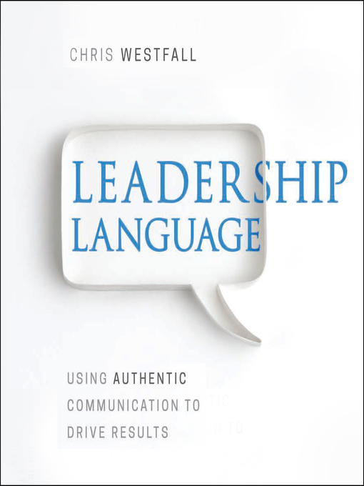 Title details for Leadership Language by Chris Westfall - Available